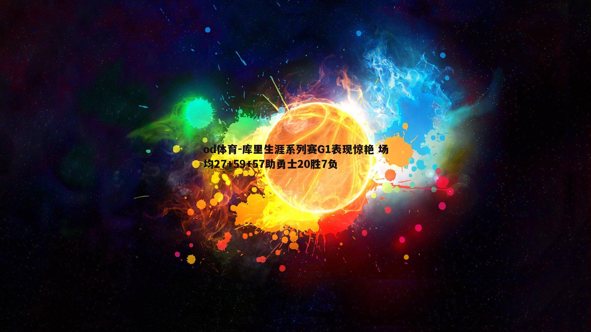 库里生涯系列赛G1表现惊艳 场均27+59+57助勇士20胜7负